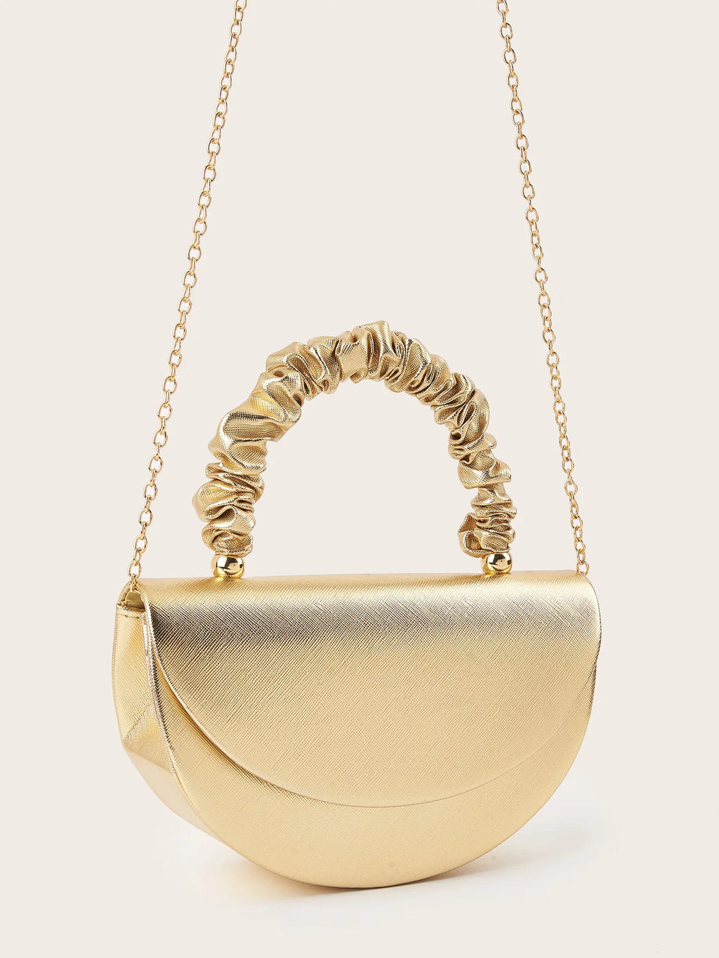 Wrinkled Wrist Bag for Women