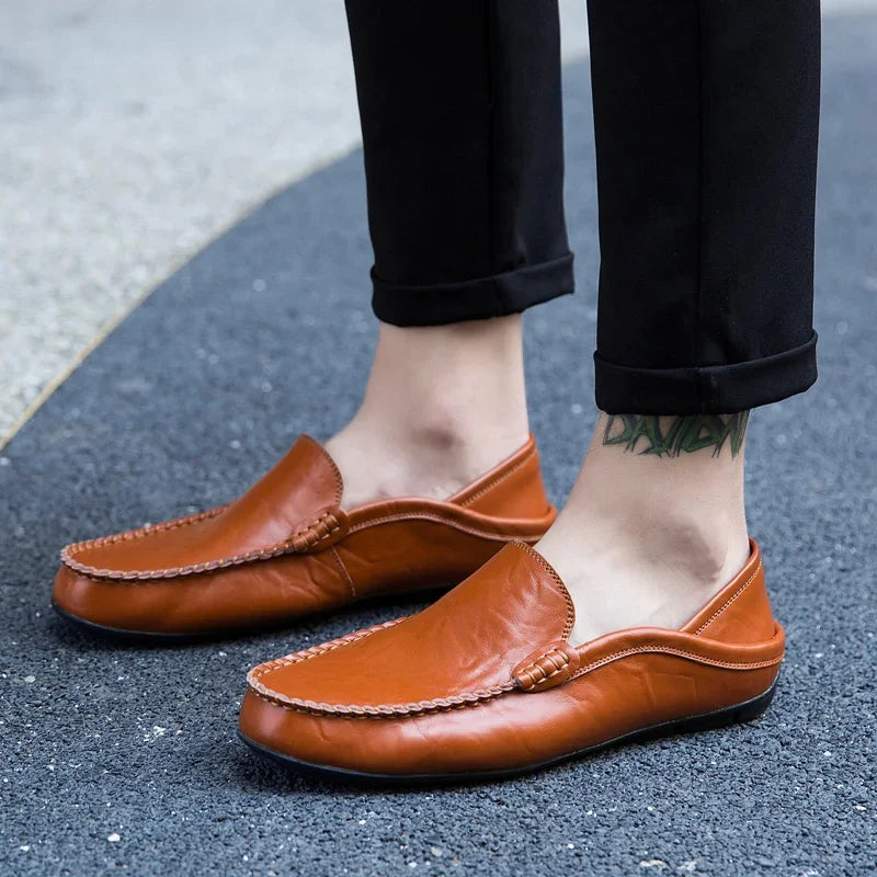 Men Shoes Casual Genuine Leather Loafers