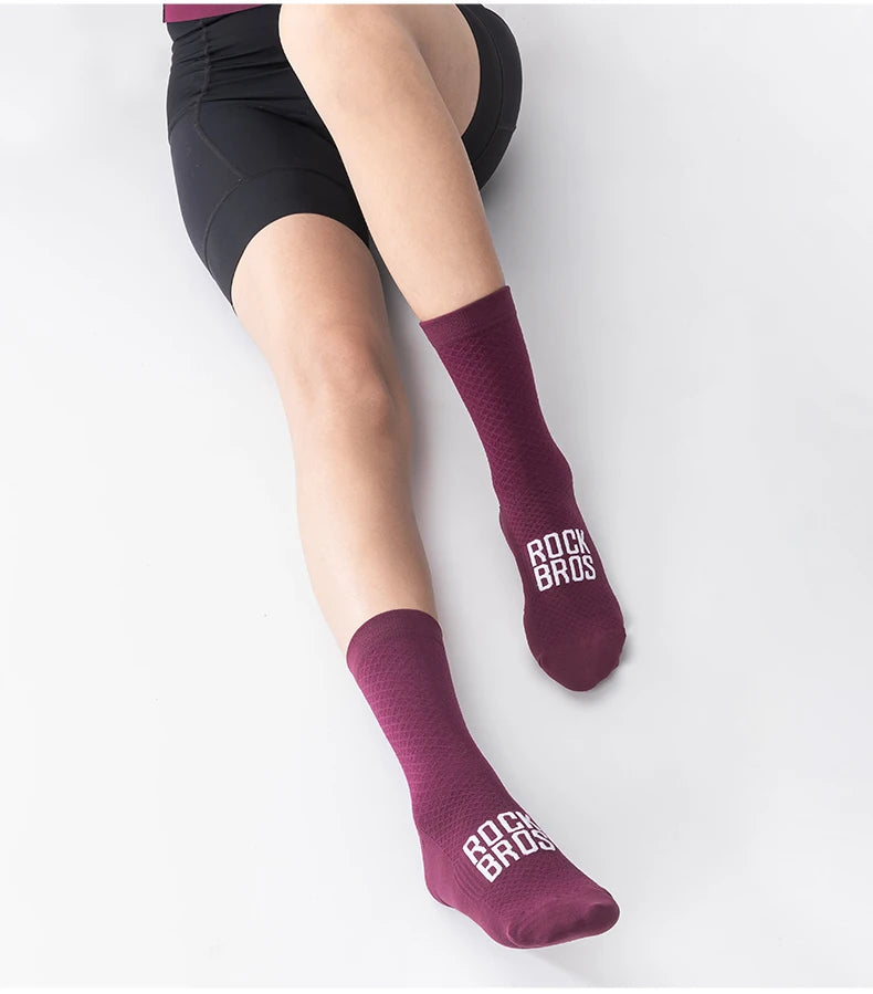 Shock Absorbing Breathable Cycling Socks for Men