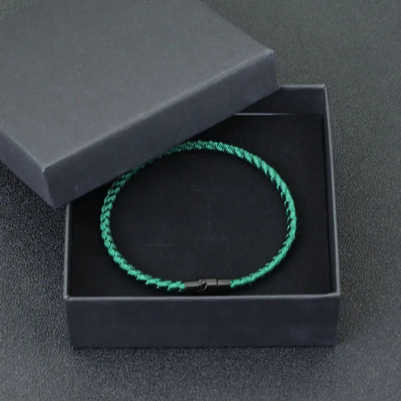 Men Thread Magnetic Lucky Rope Bracelet