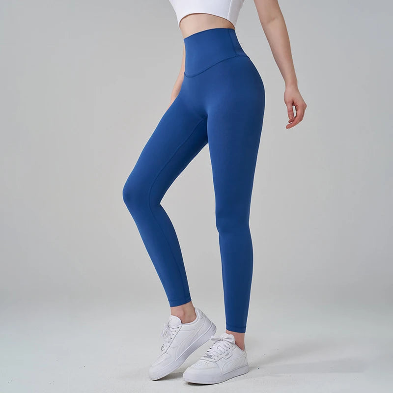 High Waist Nylon Yoga Leggings for Women