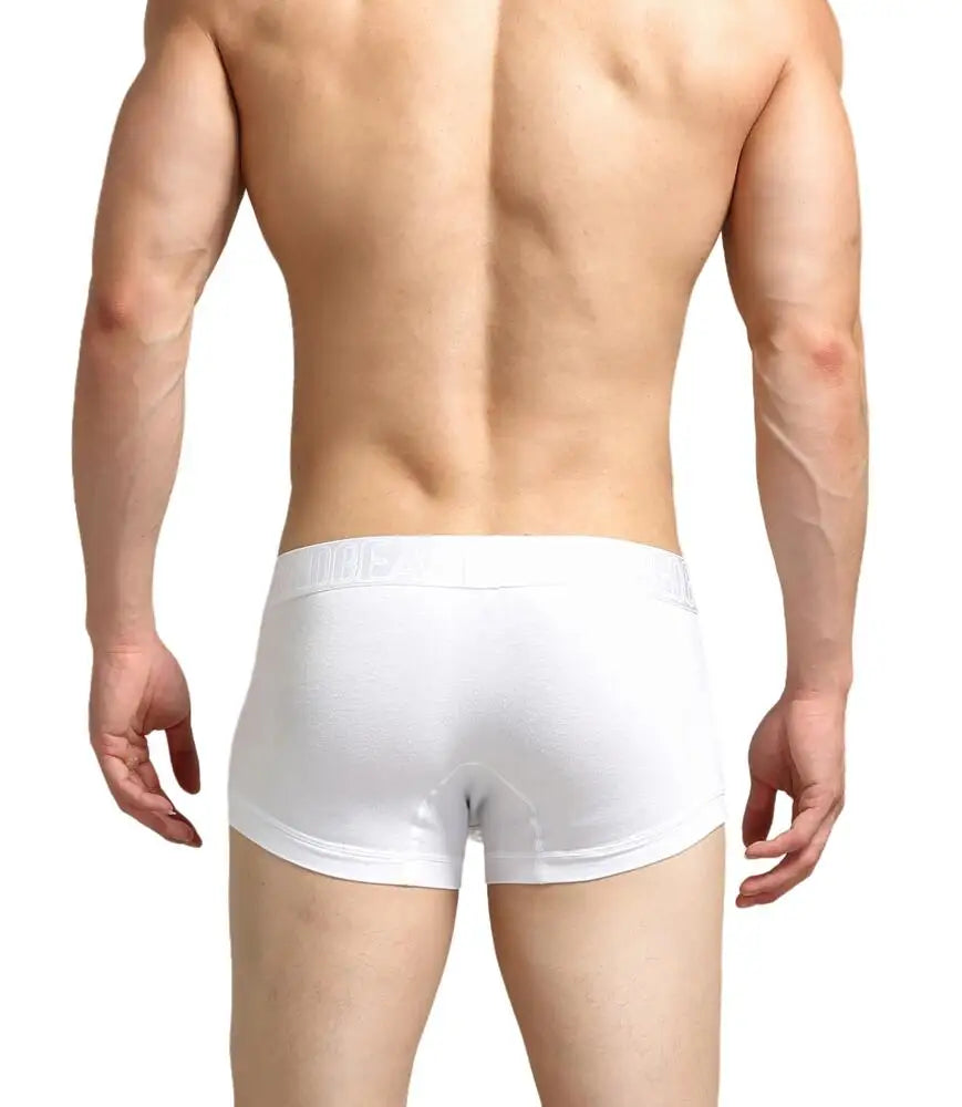 Breathable Cotton Low Waist Boxer Underwear for Men