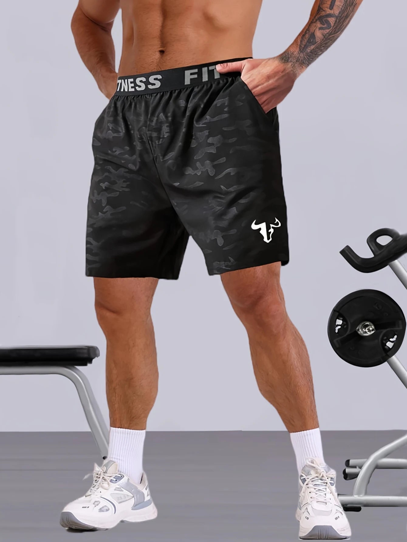 Men's breathable sports shorts