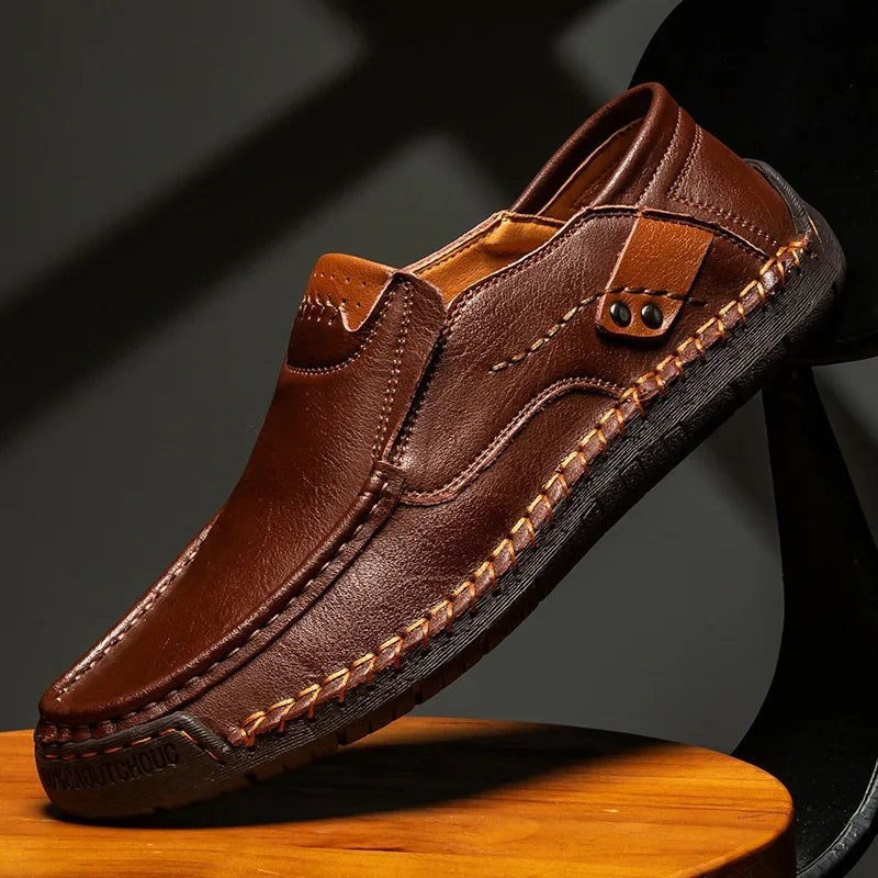 Men Breathable Slip on Italian Driving Shoes Loafers