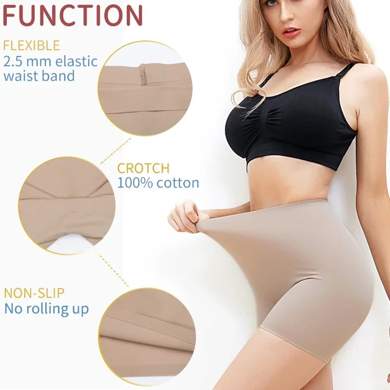 High Waisted Tummy Control Shapewear Boyshorts for Women