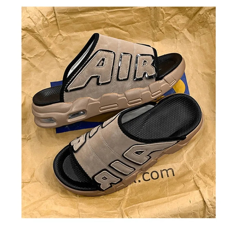 Men's Slippers 2025 Summer Breathable Slippers Large Fashion Platform Casual Shoes for Men New Light Sneakers Zapatos De Hombre