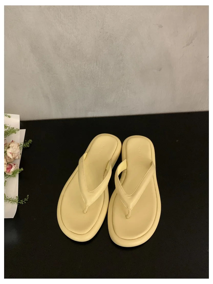 Women Open Toe Summer Slide Slippers