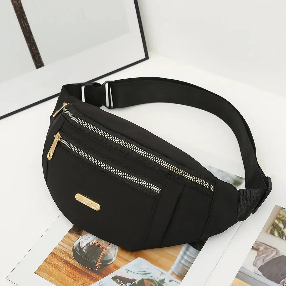 Multi Layer Sports Waist Chest Bag for Women