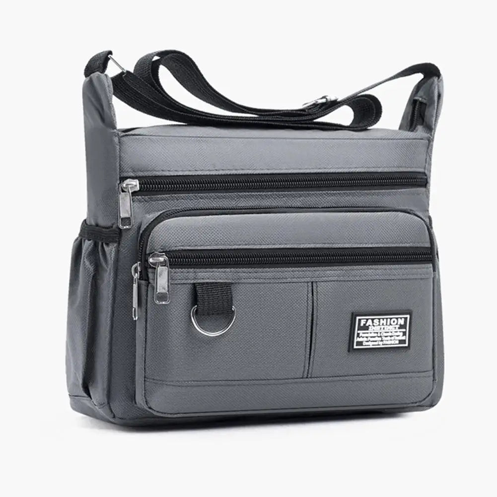 Large Capacity Multi Pocket Business Crossbody Bag for Men