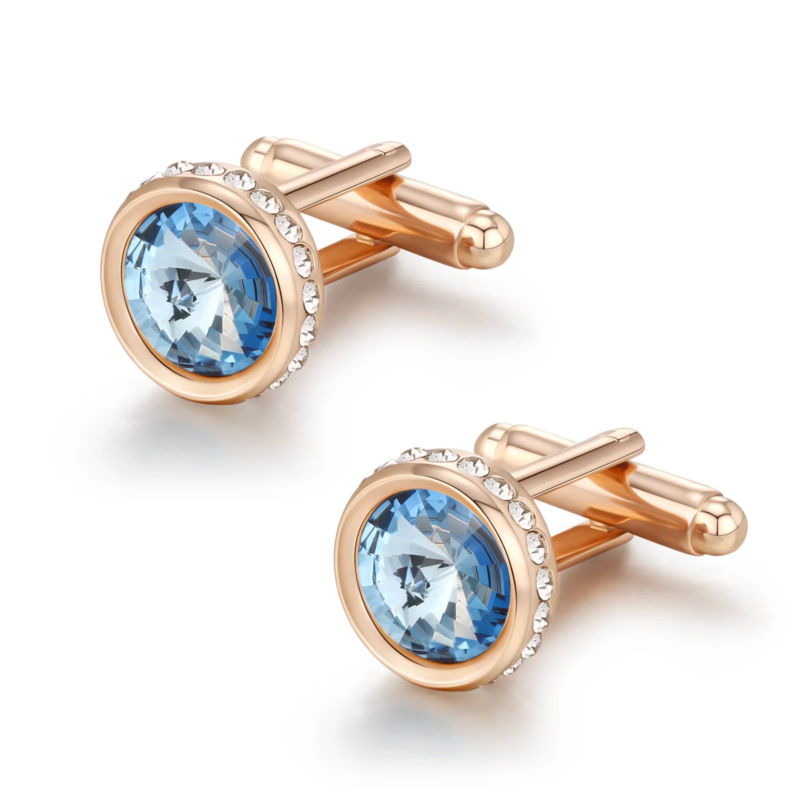 Men Crystal Formal Cufflinks