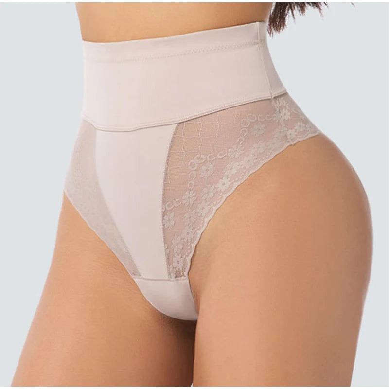 High Waist Tummy Control Butt Lifter Shapewear Thong for Women