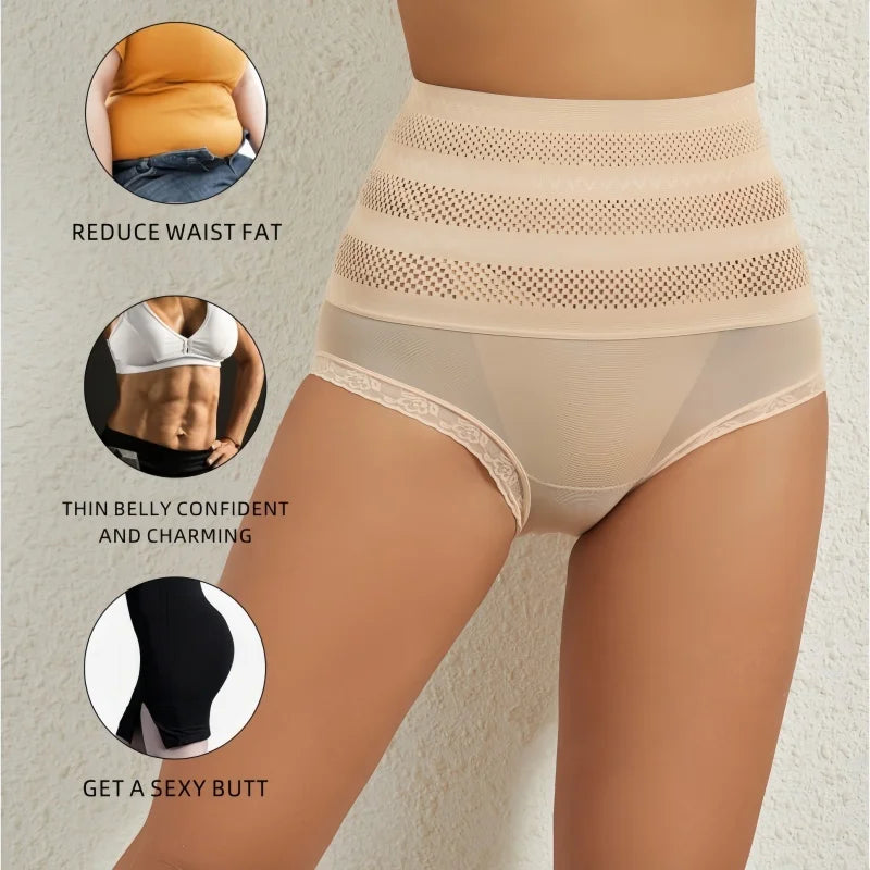 High Waist Tummy Control Hip Lifting Shapewear Briefs for Women