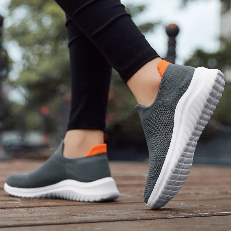 Men Breathable Mesh Slip on Loafers Shoes