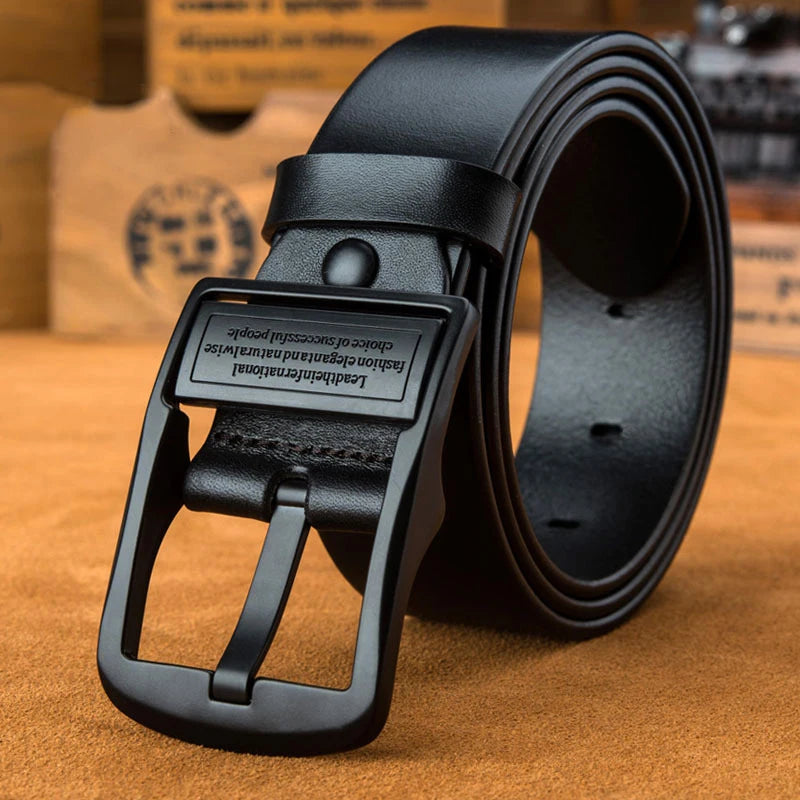 Men Fashionable Luxury Leather Belt
