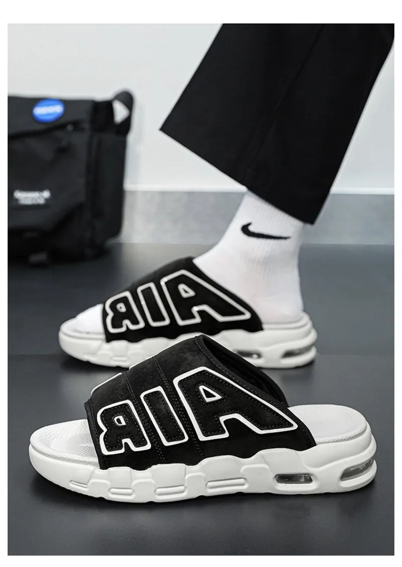 Men's Slippers 2025 Summer Breathable Slippers Large Fashion Platform Casual Shoes for Men New Light Sneakers Zapatos De Hombre