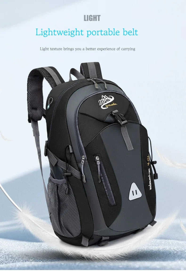 Waterproof Outdoor Travel Hiking Backpack for Men