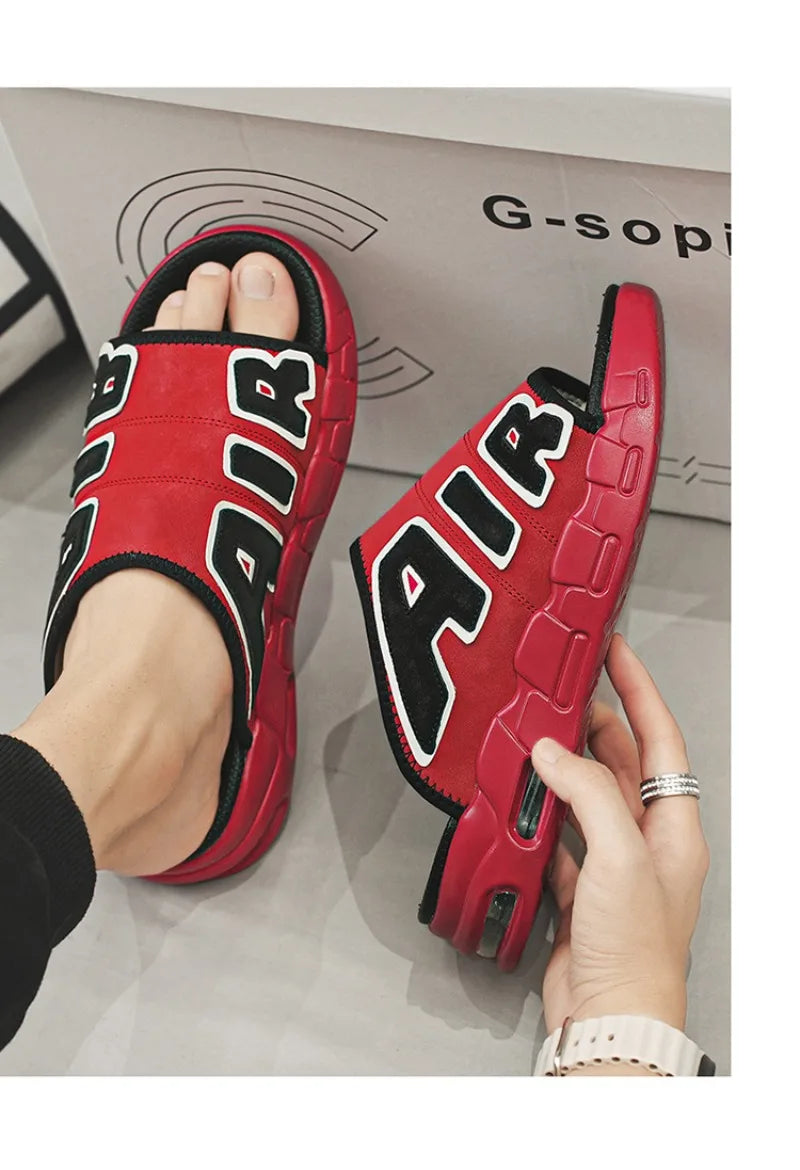 Men's Slippers 2025 Summer Breathable Slippers Large Fashion Platform Casual Shoes for Men New Light Sneakers Zapatos De Hombre
