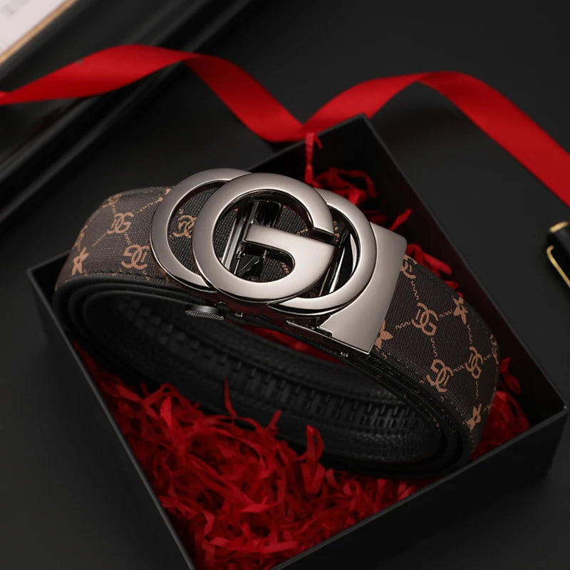 Men Genuine Leather Luxury Automatic Belt