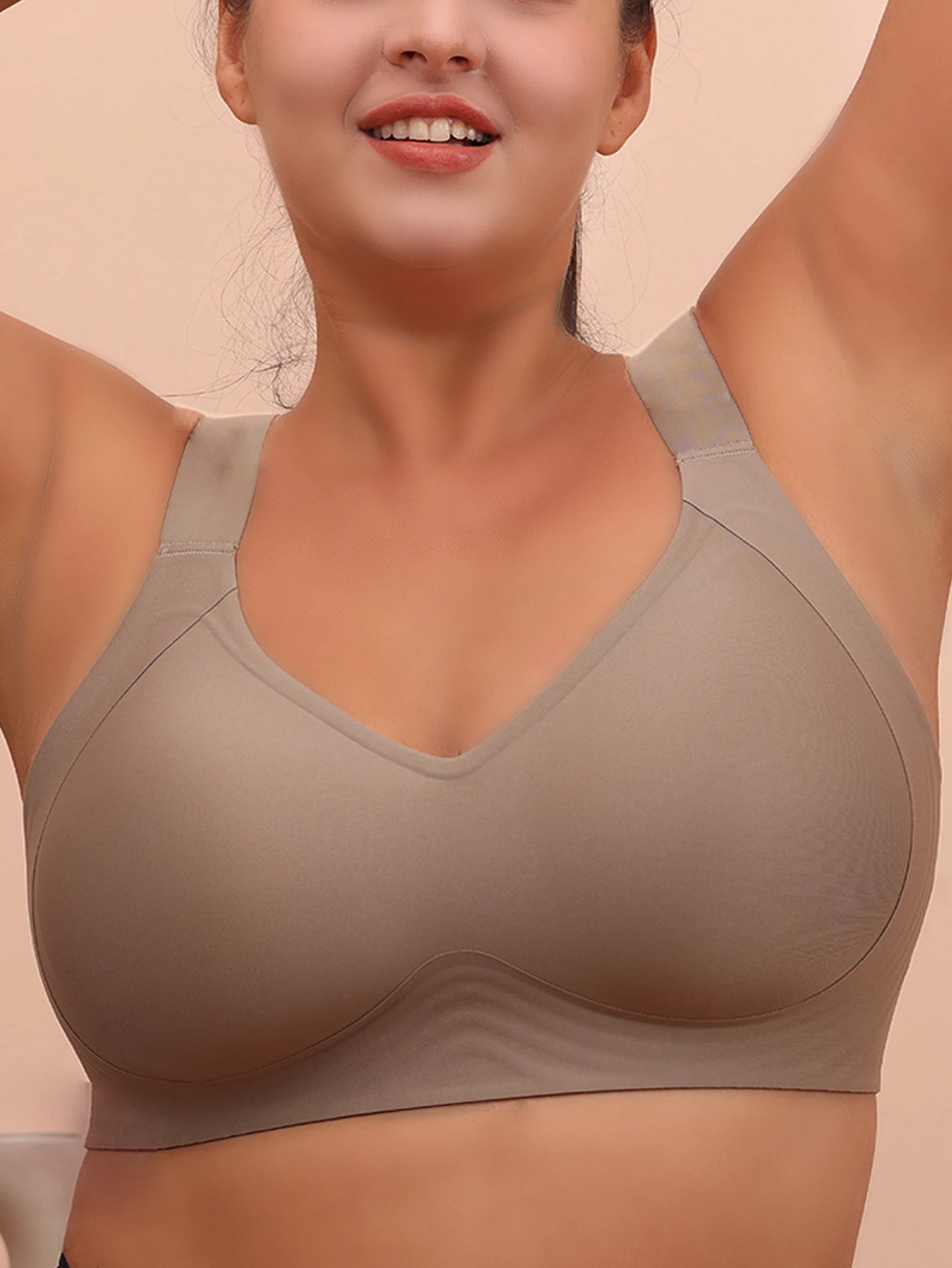 Plus Size Wireless Sleep and Yoga Bra for Women Anti Sagging Support