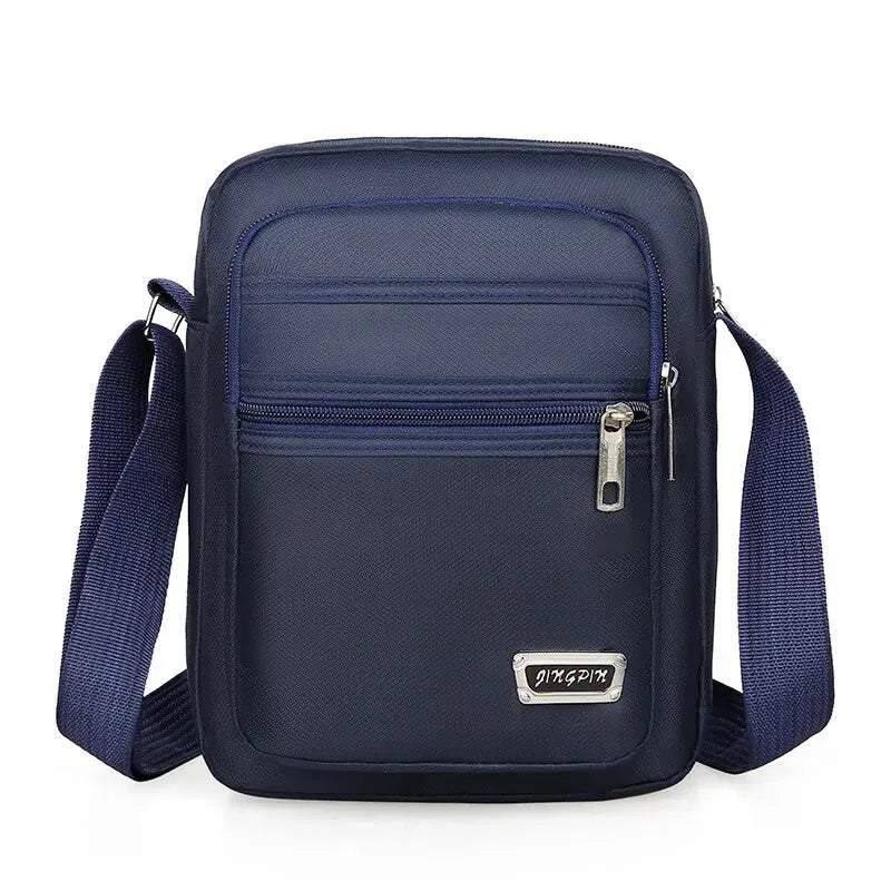 Large Capacity Waterproof Multi Layer Shoulder Crossbody Bag for Men