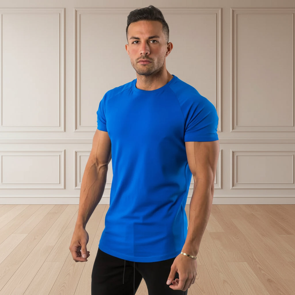 Men Slim Fit Cotton T Shirt