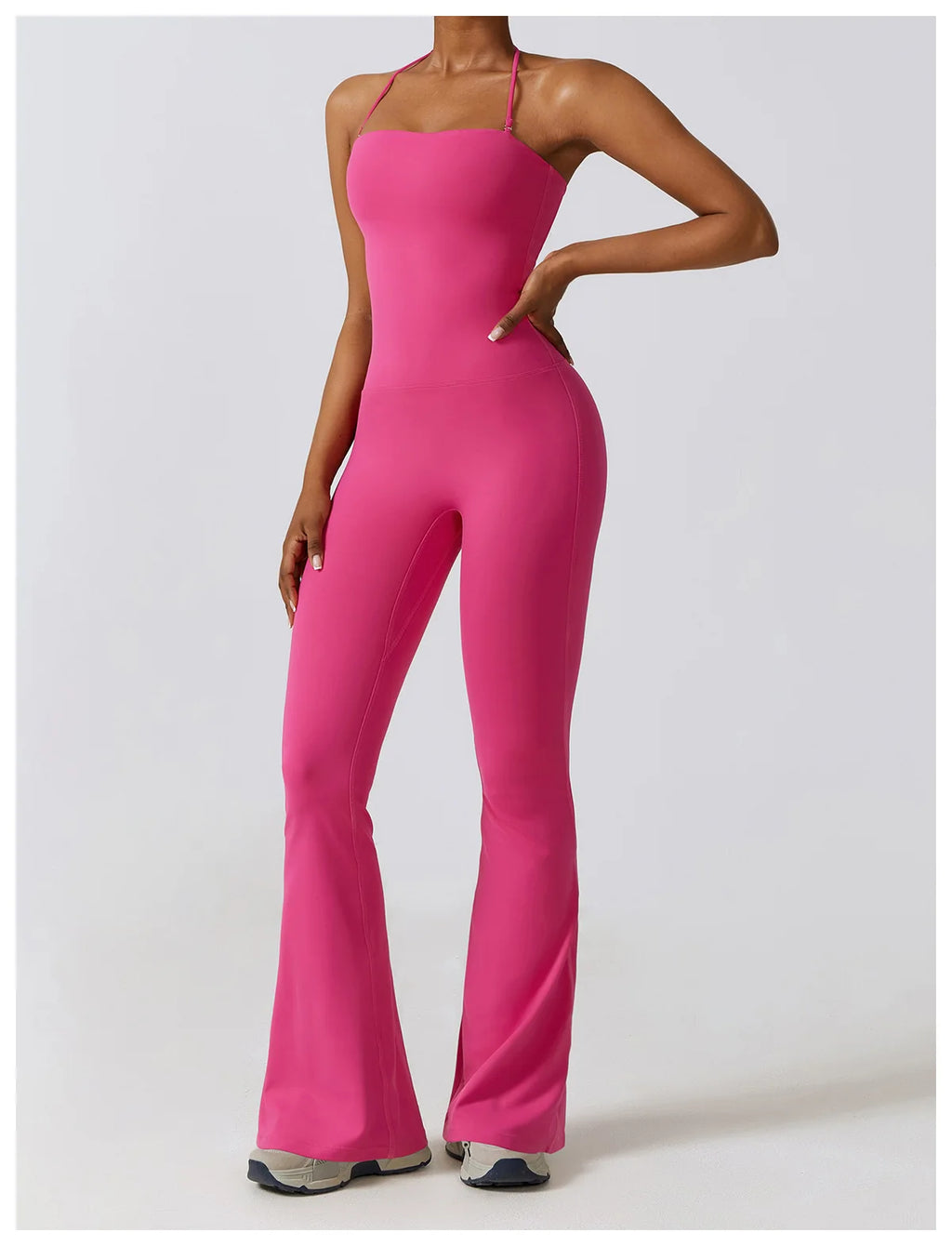 Women Sleeveless Yoga Jumpsuit Fitness Sports Bodysuit