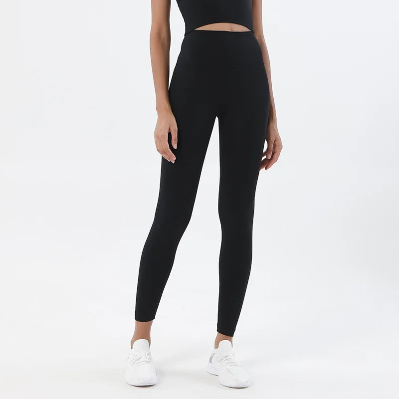 High Waist Nylon Yoga Leggings for Women