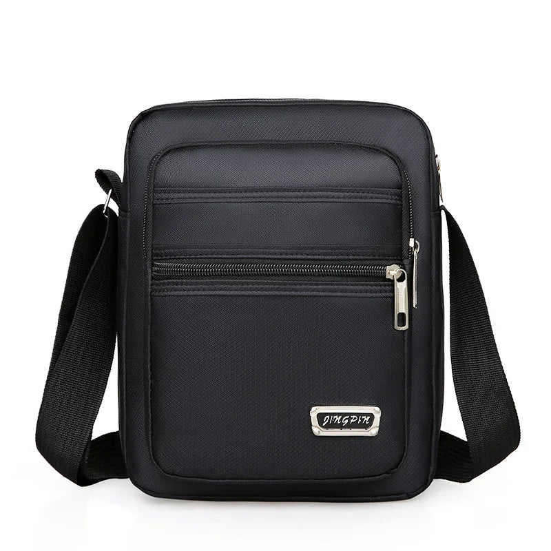 Large Capacity Waterproof Multi Layer Shoulder Crossbody Bag for Men
