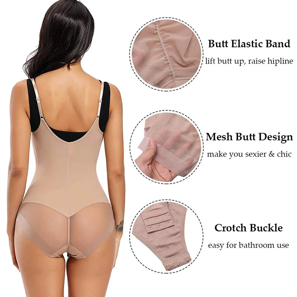 Waist Trainer Body Shaper Bodysuit for Women