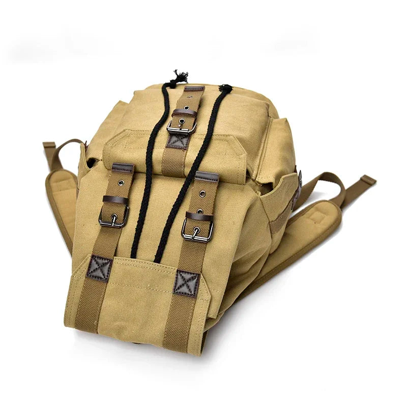 Large Capacity Canvas Backpack for Men