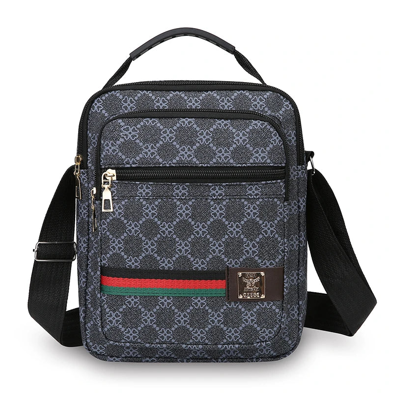 Multi Layer Casual Business Crossbody Sling Bag for Men
