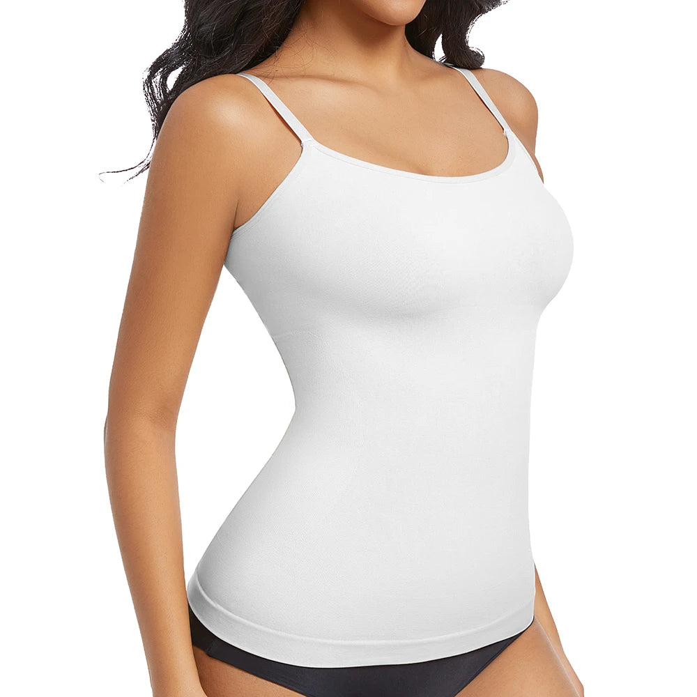 Scoop Neck Compression Shapewear Camisole Top for Women