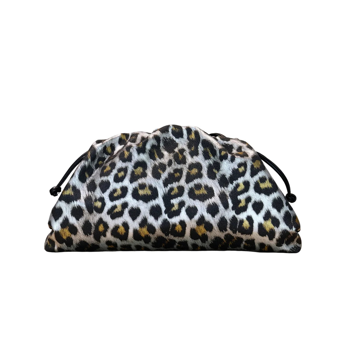 Ruched Snake Pattern Cloud Shoulder Bag for Women