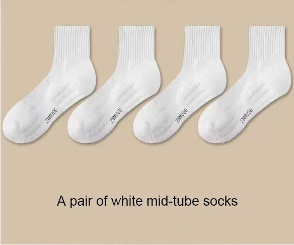 Cushioned Thick Cotton Sports Socks for Men