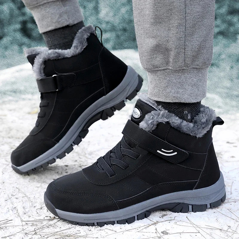 Women Fur Lined Platform Snow Boots