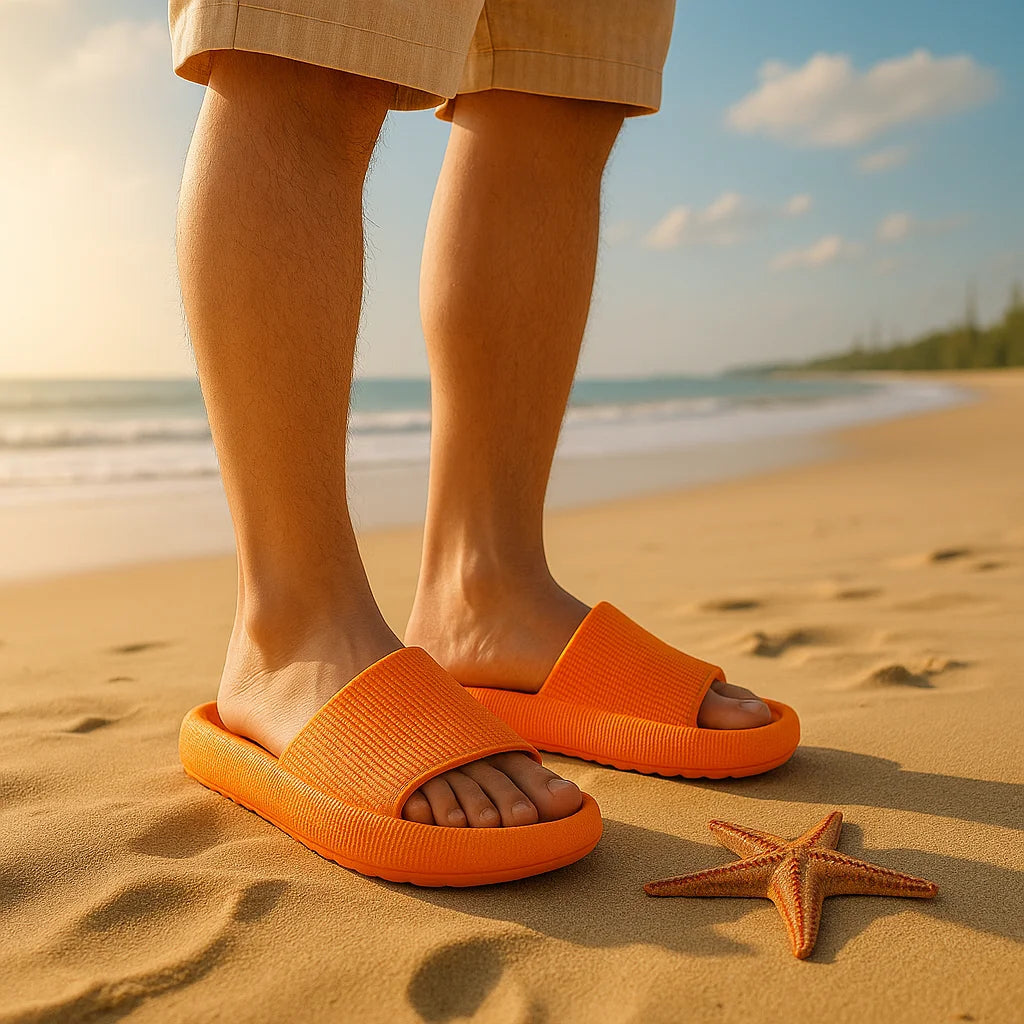 Women Thick Sole Beach Slippers