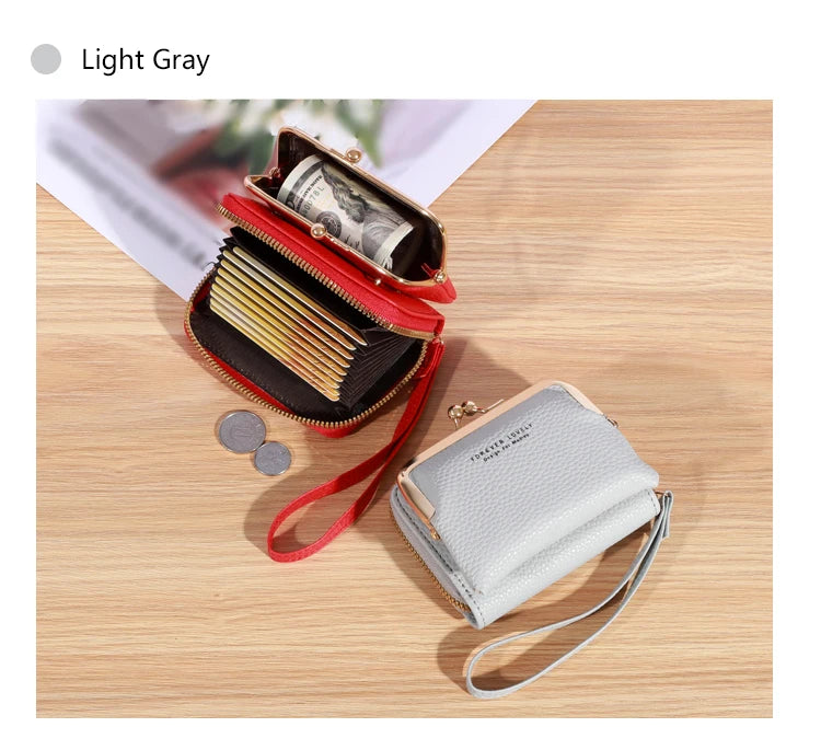 Large Capacity Wristlet Wallet Card Holder for Women