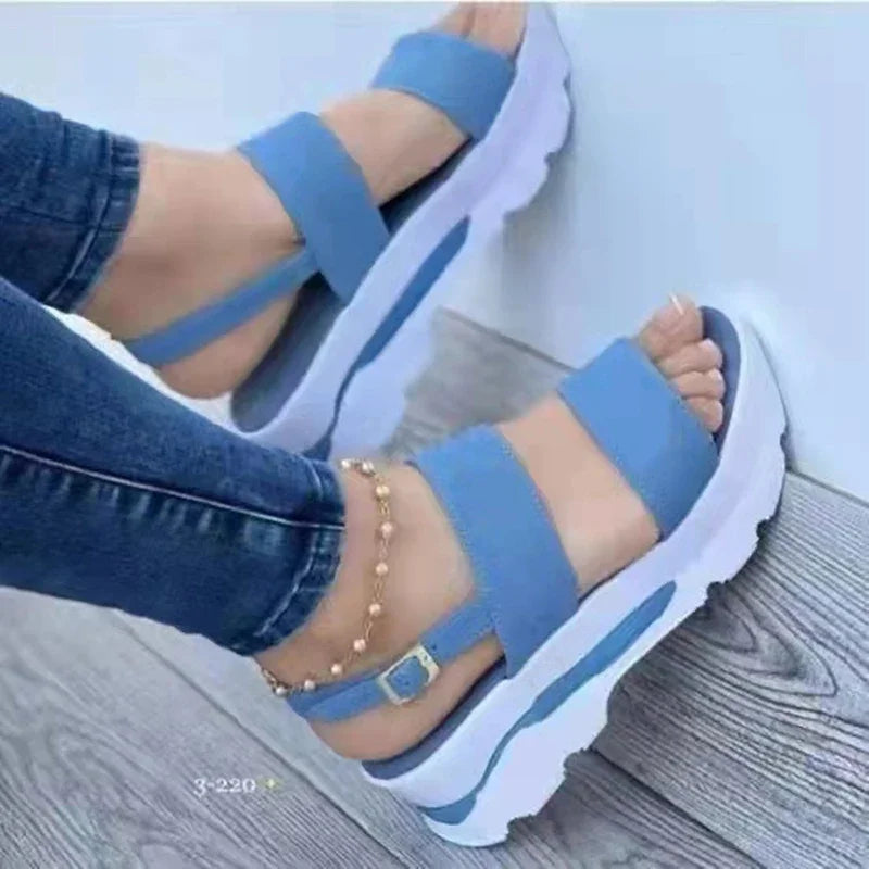 Women Heeled Fashion Wedges Sandals