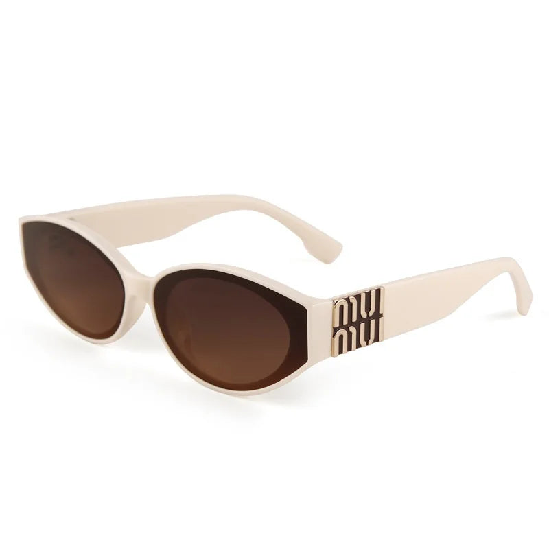 Women Luxury Oval UV400 Designer Fashion Sunglasses