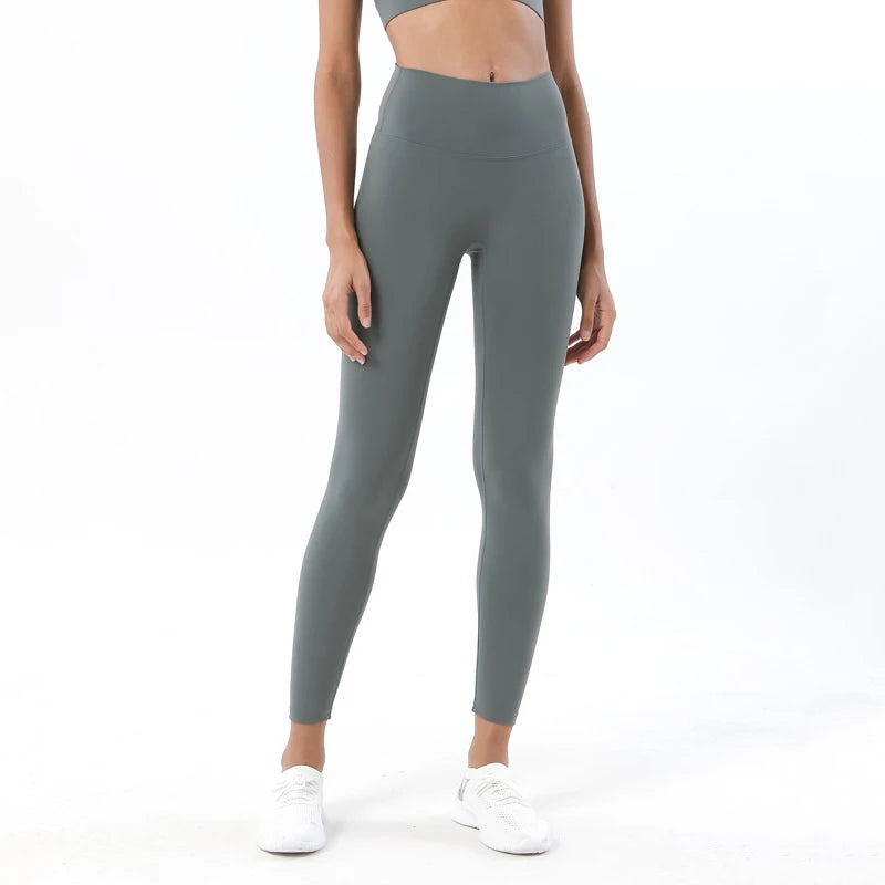 High Waist Nylon Yoga Leggings for Women