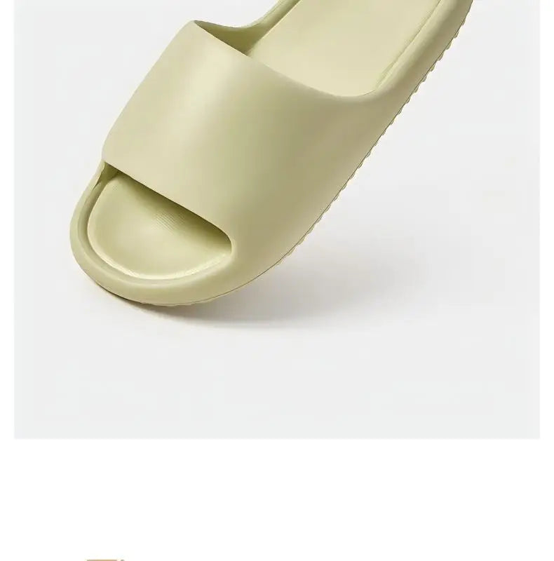 Men's Classy  Slippers for Women's Home Use Thick-Soled Indoor Summer Bread Sandals for Men's Couples Bathroom Bathing Non-Slip Slippers