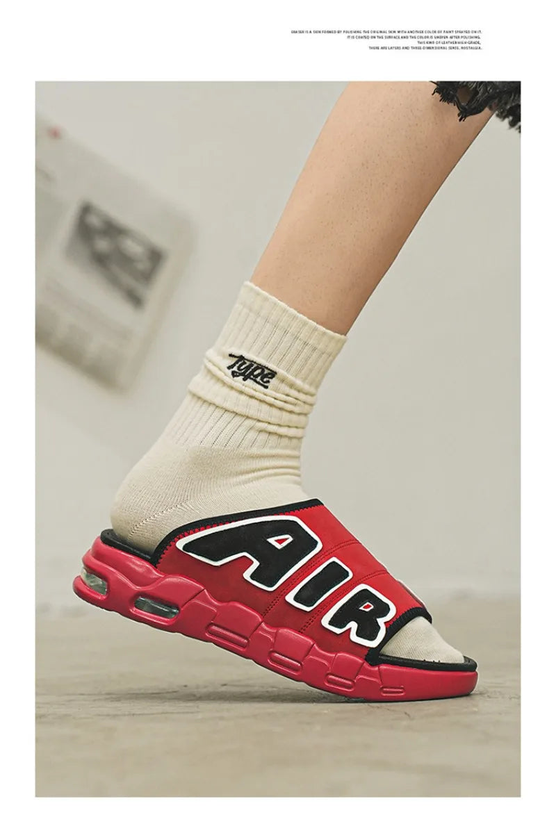 Men's Slippers 2025 Summer Breathable Slippers Large Fashion Platform Casual Shoes for Men New Light Sneakers Zapatos De Hombre