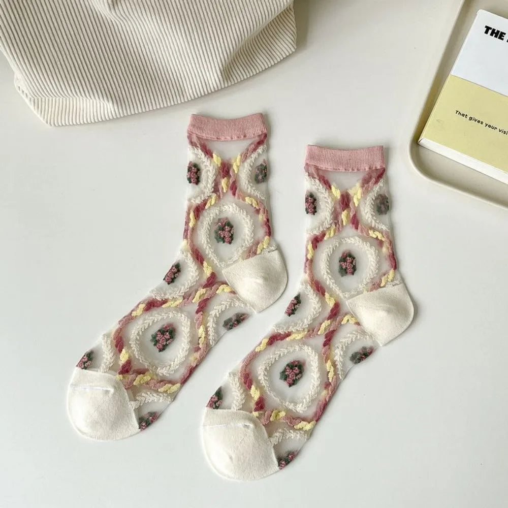 Breathable Summer Fashion Socks for Women