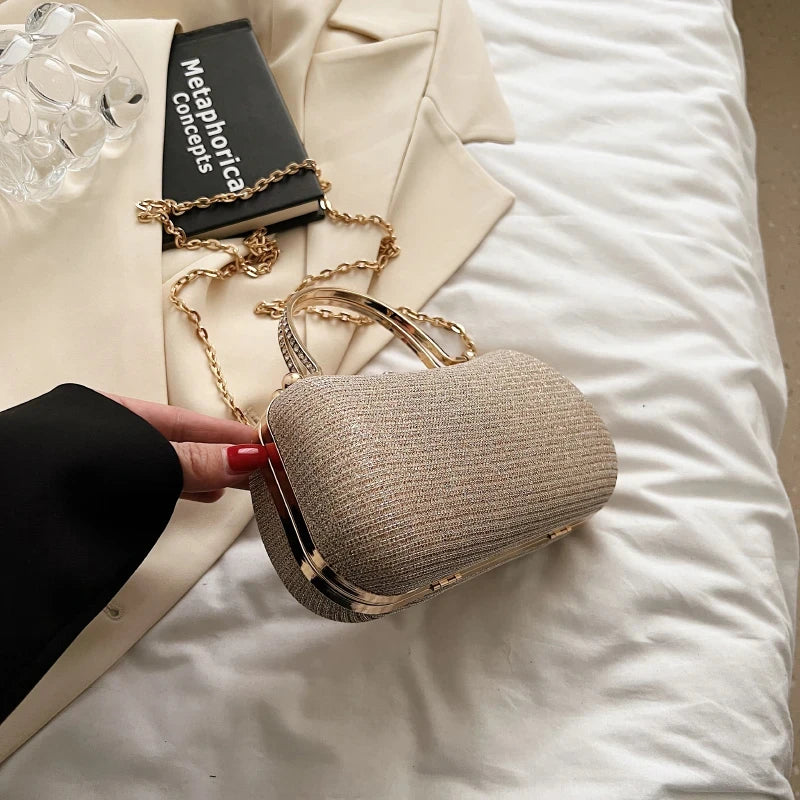 Chain Evening Shoulder Crossbody Bag for Women