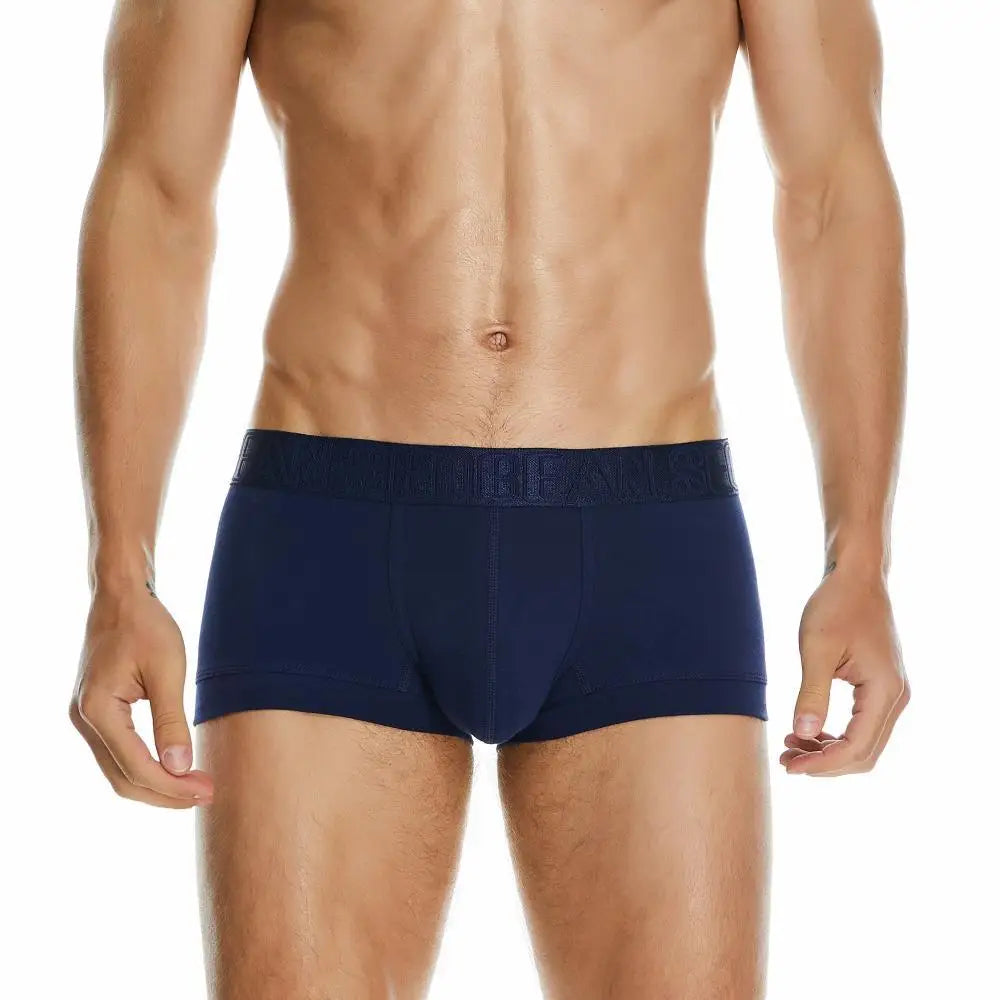 Breathable Cotton Low Waist Boxer Underwear for Men