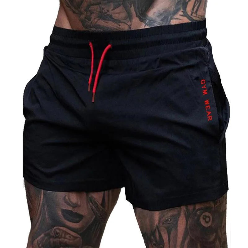 Men Running Shorts Breathable Gym Fitness Training Shorts
