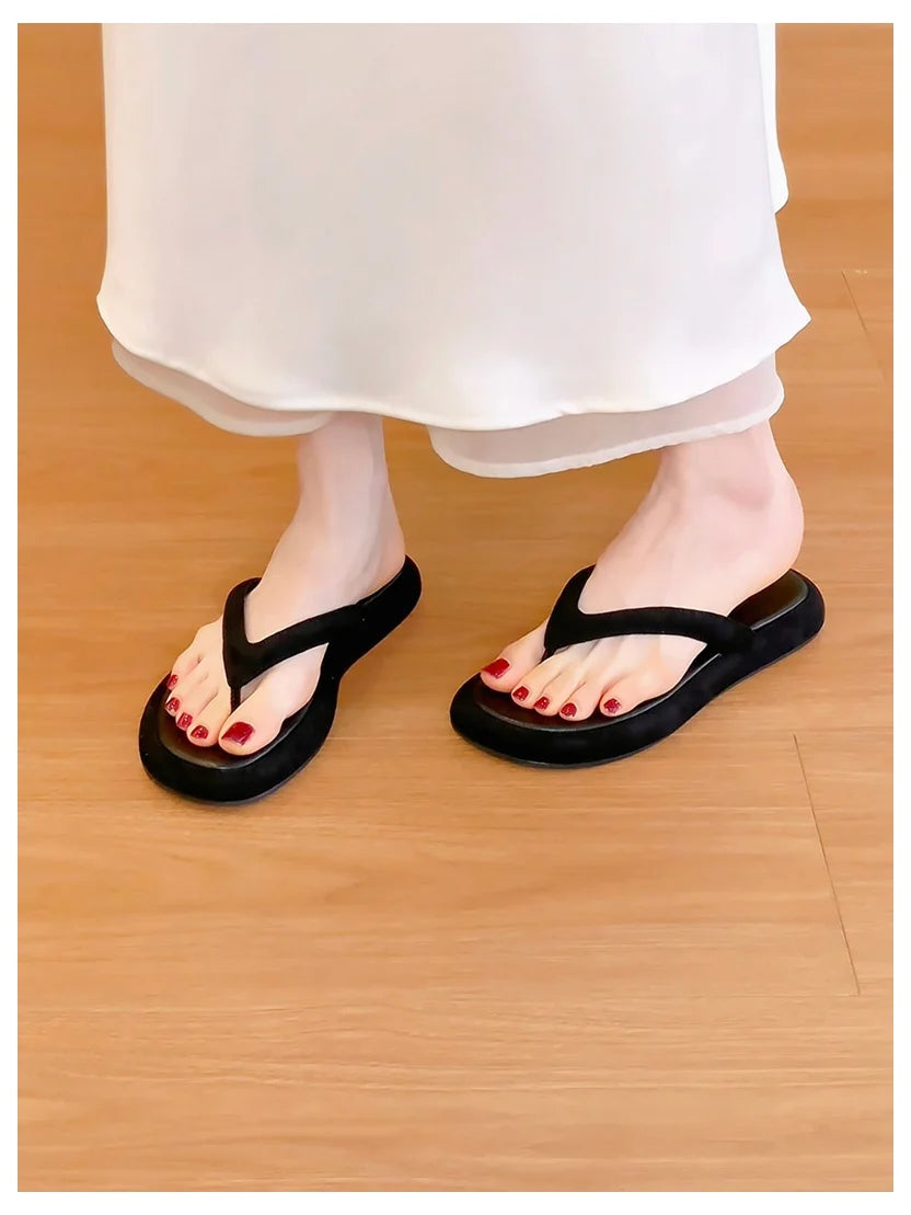 Women Open Toe Summer Slide Slippers