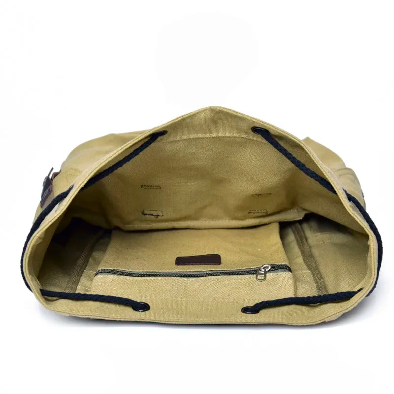 Large Capacity Canvas Backpack for Men