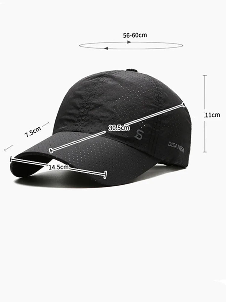 Men Quick Dry Breathable Outdoor Sun Cap