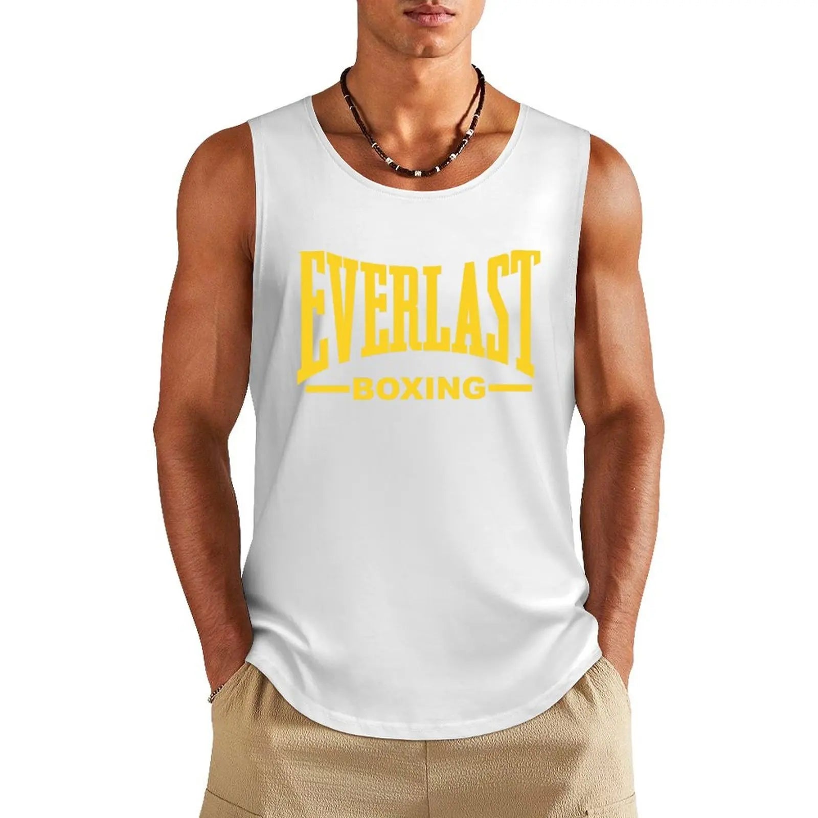 Men Quick Dry Boxing Gym Tank Top Vest